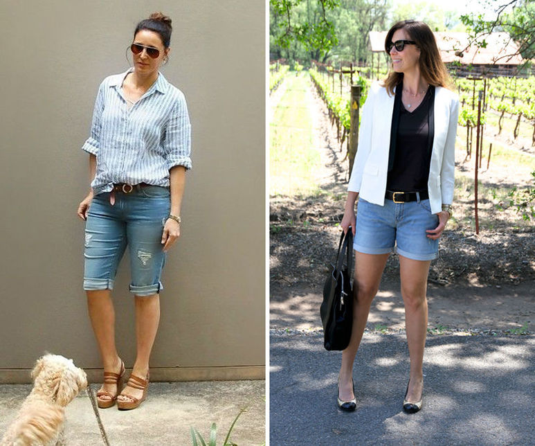 Женские джинсовые бриджи: правила выбора и составления модного образа | GlaMiss