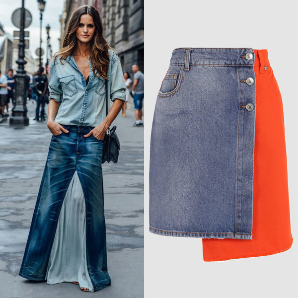 Модные джинсовые юбки: какие фасоны лучше носить в 20, 30 и 40 лет - Я  Покупаю