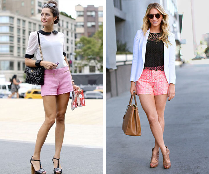 Шорты сочетание. Образ с розовыми шортами. Сочетание с розовыми шортами. Шорты и розовый верх. Образ с розовой юбка-шорты.