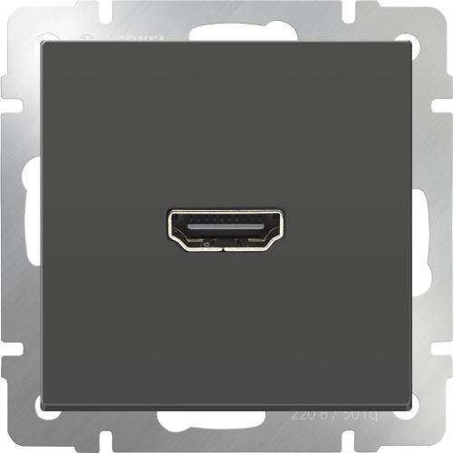 Розетка Hdmi Серо-Коричневая Wl07-60-11 4690389097485 Werkel фото 1