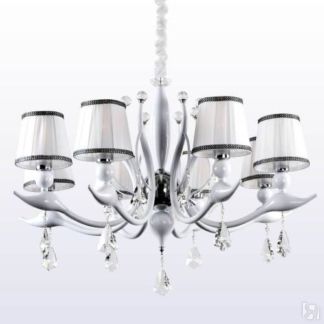 Потолочная Люстра Crystal Lux Flamingo Sp-Pl8 White Crystal Lux