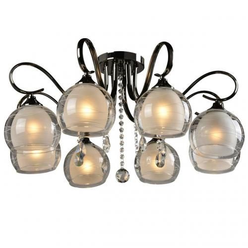 Потолочная Люстра Idlamp Merinella 877/8Pf-Darkchrome IDLamp фото 1