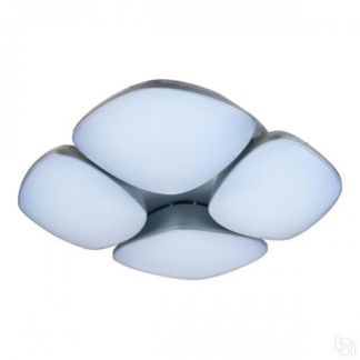 Потолочная Светодиодная Люстра С Пультом Ду Idlamp Primula 307/4Pf-Ledsilve