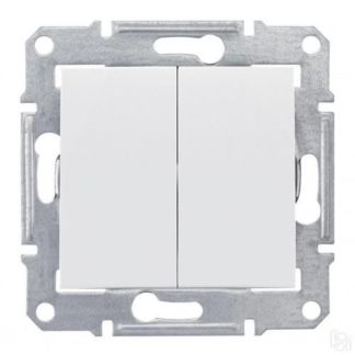 Выключатель Двухклавишный Schneider Electric Sedna Ip44 10A 250V Sdn0300421