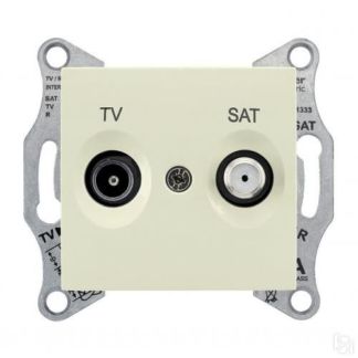 Розетка Tv/sat Проходная Schneider Electric Sedna 4Db Sdn3401947 Schneider