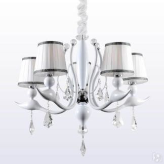 Потолочная Люстра Crystal Lux Flamingo Sp-Pl5 White Crystal Lux