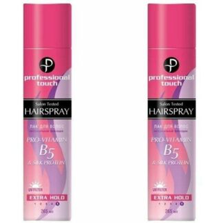PROFESSIONAL TOUCH Лак для волос Pro vitamin B5 & Silk Protein, Экстрасильн