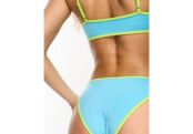 Сине-зеленые трусики-бикини Monki co-ord 7314308612203 | Blue and Green фото 2