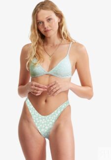 Верх бикини Billabong, зеленый
