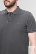 Однотонное поло из хлопка Marc O'Polo фото 4