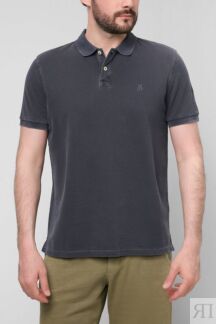 Однотонное поло из хлопка Marc O'Polo