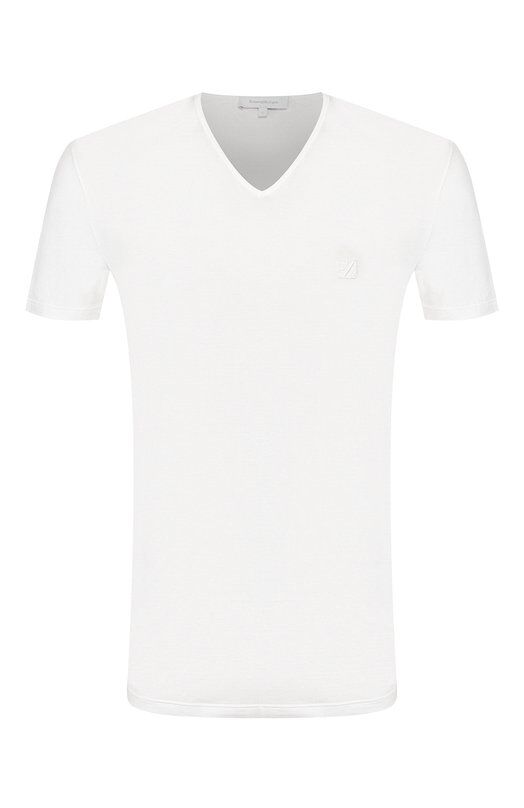 Хлопковая футболка Zegna N2M800010 фото 1