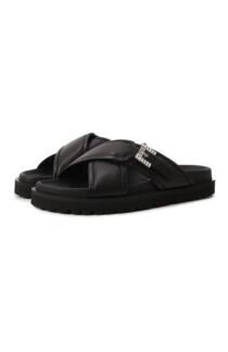 Кожаные шлепанцы sr Twenty Buckle Sergio Rossi