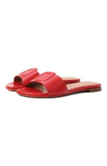 Кожаные шлепанцы Santoni