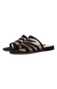Комбинированные шлепанцы Tigra Gianvito Rossi G10028.05RIC.XARBLPR фото 1