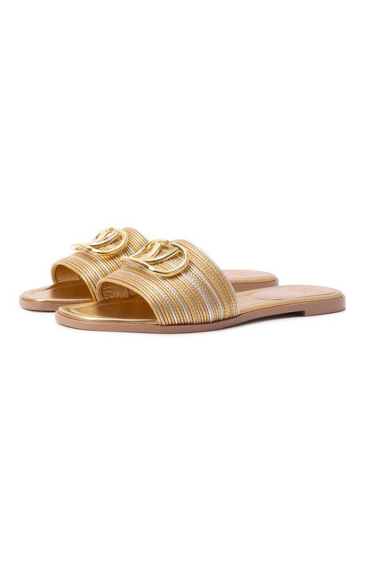 Кожаные шлепанцы VLogo Signature Valentino 6W2S0BD5/MNS фото 1