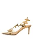 Кожаные босоножки Flavia 70 Gianvito Rossi G32554.70RIC.GMETRME фото 4