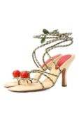 Кожаные босоножки Adam Bottega Veneta 816473/VBSDG фото 1