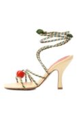 Кожаные босоножки Adam Bottega Veneta 816473/VBSDG фото 4