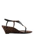 Текстильные босоножки Cassandra 40 Saint Laurent 825279/AAC9R фото 5
