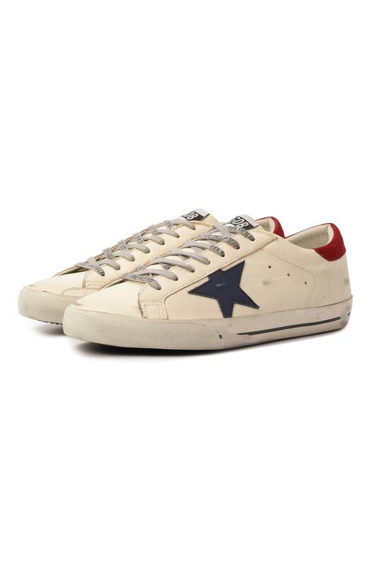 Кожаные кеды Super-Star Golden Goose Deluxe Brand GMF00101.F006839 фото 1