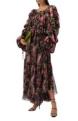 Текстильные босоножки Lydia 75 Saint Laurent 827244/9QNA0 фото 2