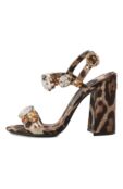 Текстильные босоножки Keira 105 Dolce & Gabbana CR1802/A9T45 фото 4