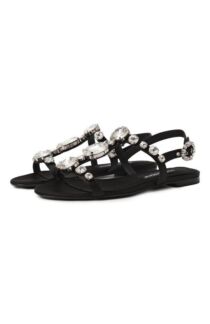Текстильные сандалии Bianca Dolce & Gabbana