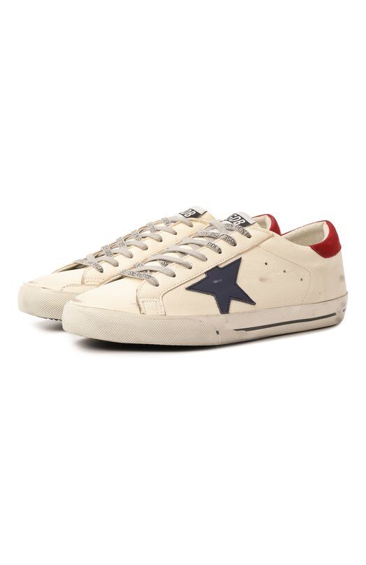 Кожаные кеды Super-Star Golden Goose Deluxe Brand GMF00101.F006839 фото 1
