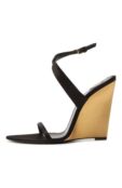 Текстильные босоножки Giqua 110 Saint Laurent 818022/9QNA0 фото 4