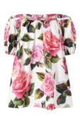 Хлопковый топ Dolce & Gabbana F756UT/HS5S4 фото 1