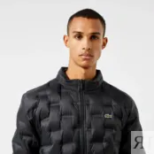 Мужская стёганая куртка Lacoste со скрытым капюшоном фото 3