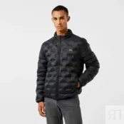Мужская стёганая куртка Lacoste со скрытым капюшоном фото 4