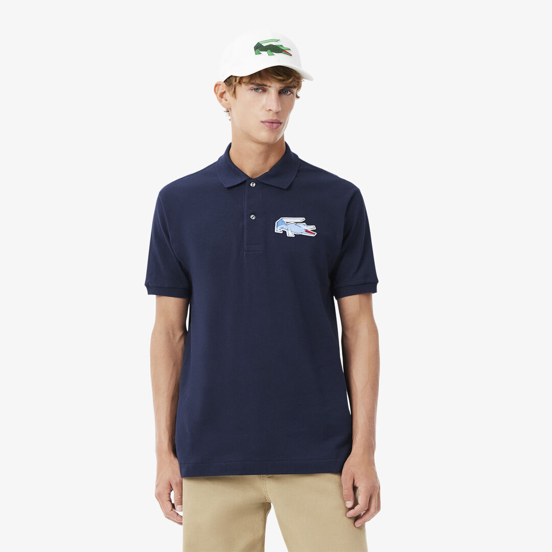 Мужское хлопковое поло Lacoste L.12.12 фото 1