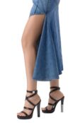 Кожаные босоножки Lock Yourself Dsquared2 HSW0257/01500001 фото 3