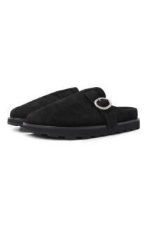 Замшевые сабо Jil Sander