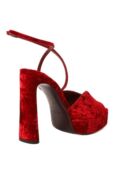 Текстильные босоножки Karli 125 Jimmy Choo KARLI/PF 125/RDV фото 5