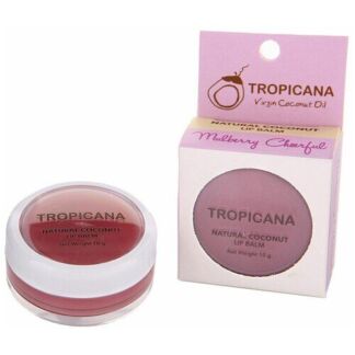 Tropicana Бальзам для губ Веселая шелковица, бордовый