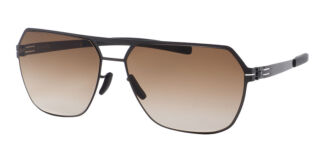 Солнцезащитные очки мужские Ic Berlin Boris N Gun Metal Black Brown Sand