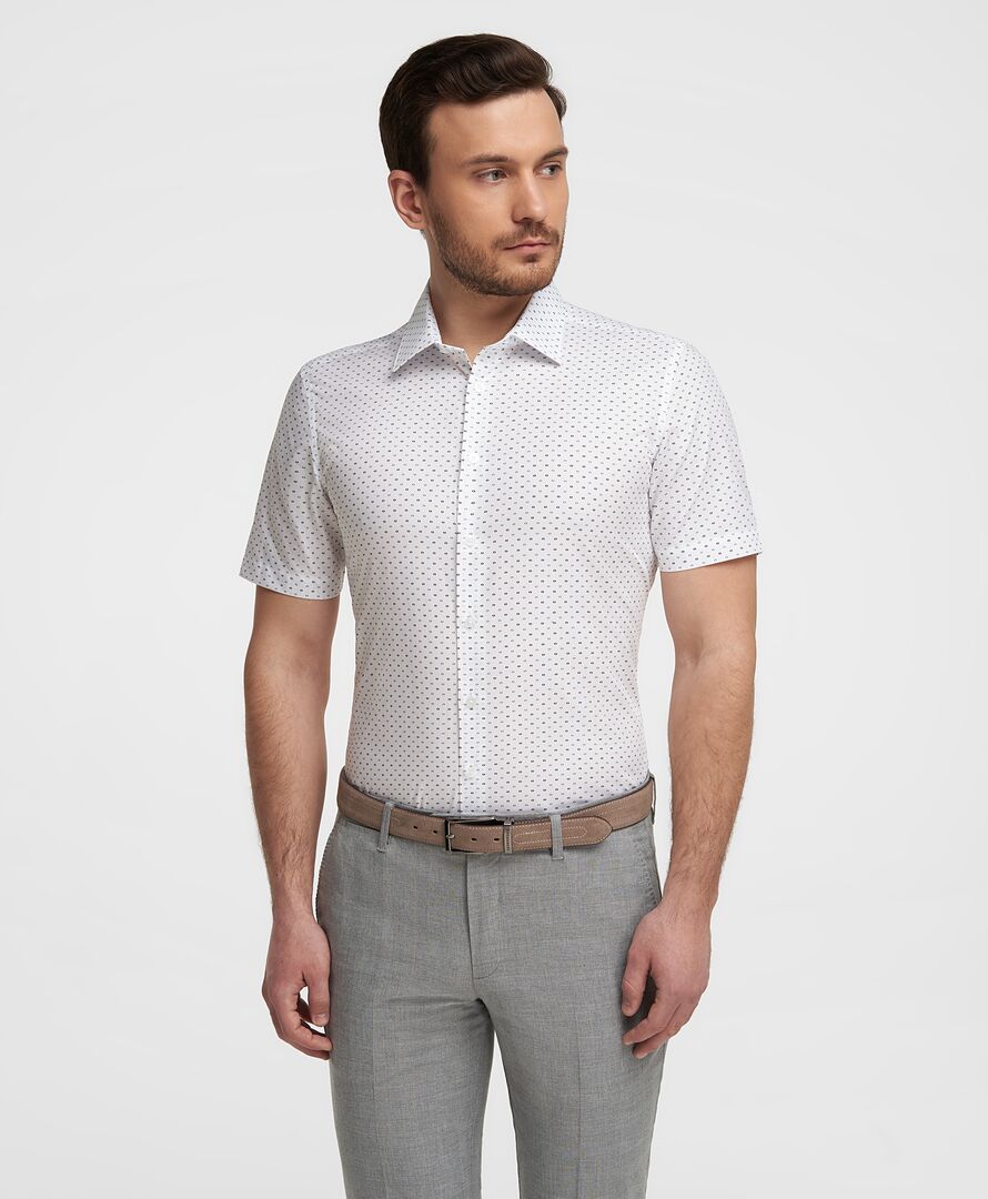 Рубашка HENDERSON кр.р. SHS-0719-X WHITE фото 1
