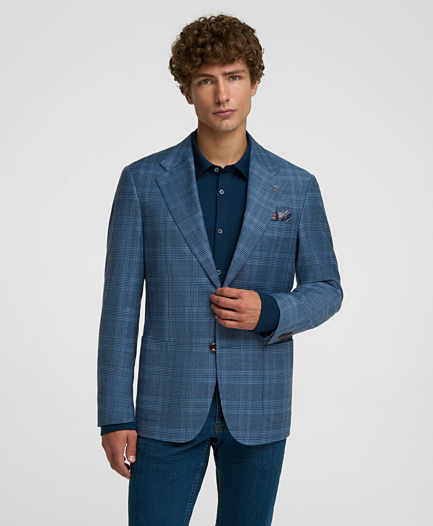 Пиджак HENDERSON JT-0360-R BLUE фото 1