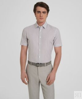 Рубашка HENDERSON кр.р. SHS-0677-S BROWN