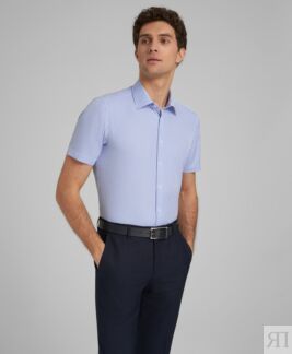 Рубашка прилегающий силуэт HENDERSON SHS-0591-X BLUE