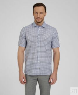 Рубашка HENDERSON кр.р. SHS-0689-R BLUE HENDERSON Рубашка прямого кроя из 1