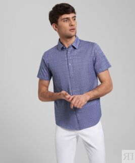 Рубашка трикотажная HENDERSON HSS-0124 DBLUE
