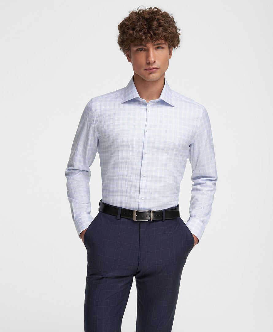 Рубашка HENDERSON дл.р. SHL-2129-S BLUE фото 1