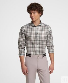 Рубашка HENDERSON дл.р. SHL-2179-X KHAKI