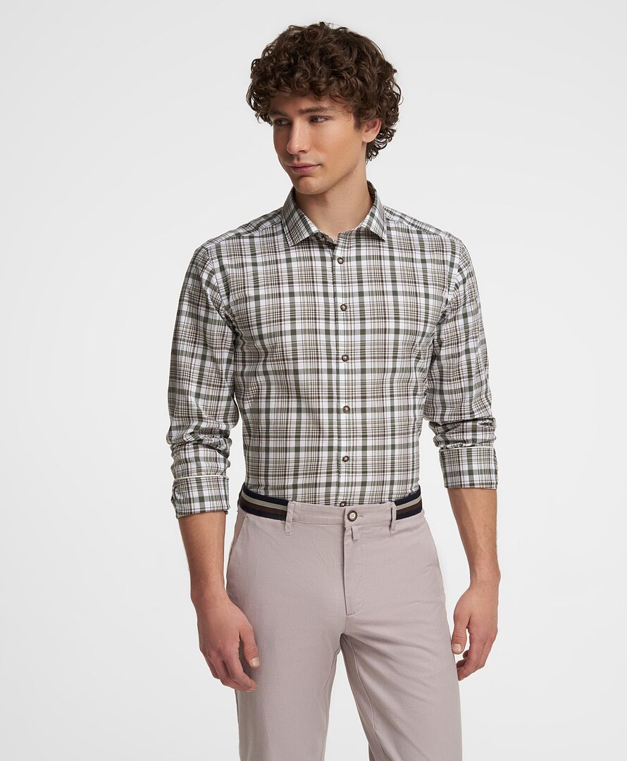 Рубашка HENDERSON дл.р. SHL-2179-X KHAKI фото 1