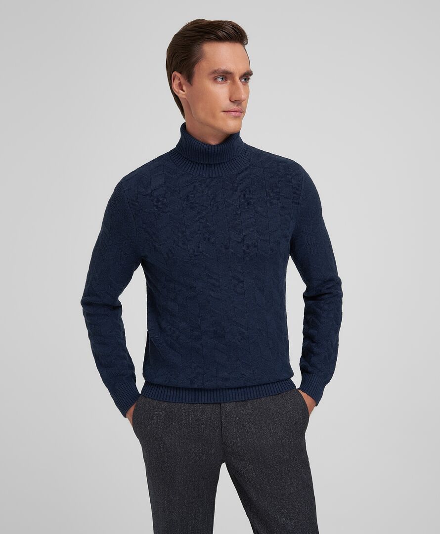 Водолазка HENDERSON KWL-0922 LNAVY фото 1