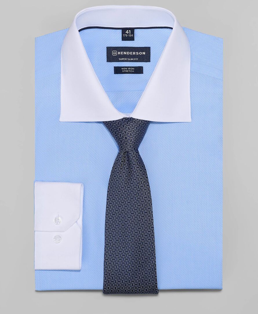 Рубашка HENDERSON дл.р. SHL-2309-X BLUE фото 1